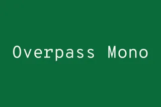 Overpass Mono
