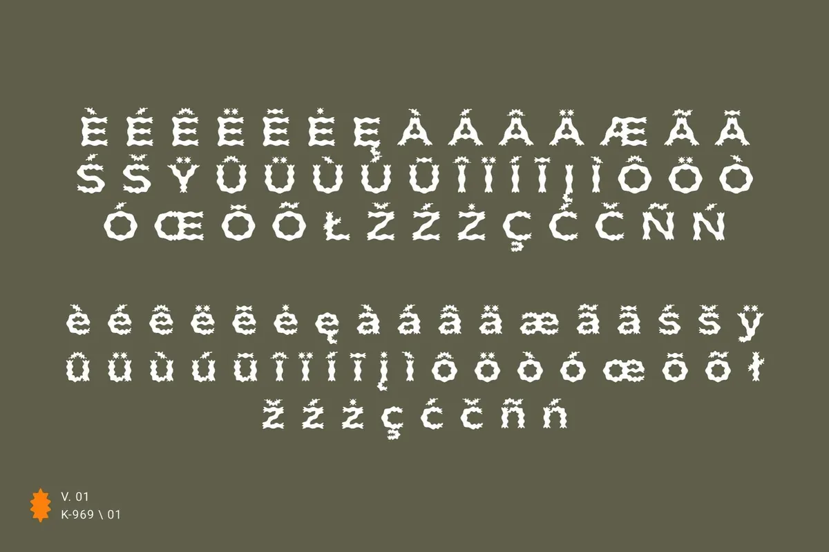 Plateau Display Font