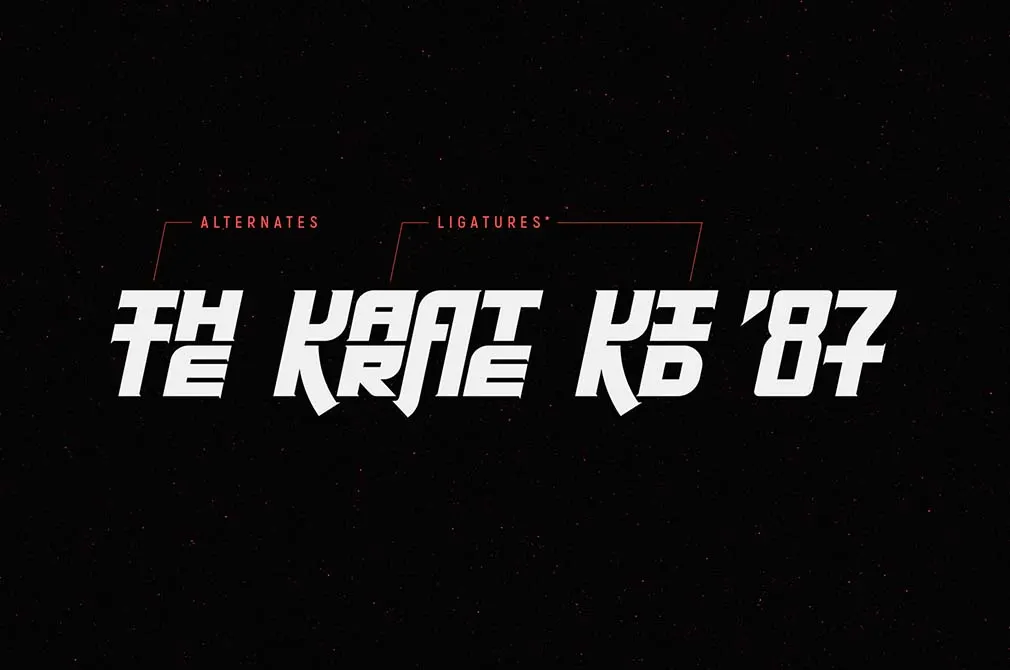 TOKIO NOIR Display Font