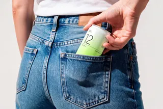 Can in Jeans Mockup