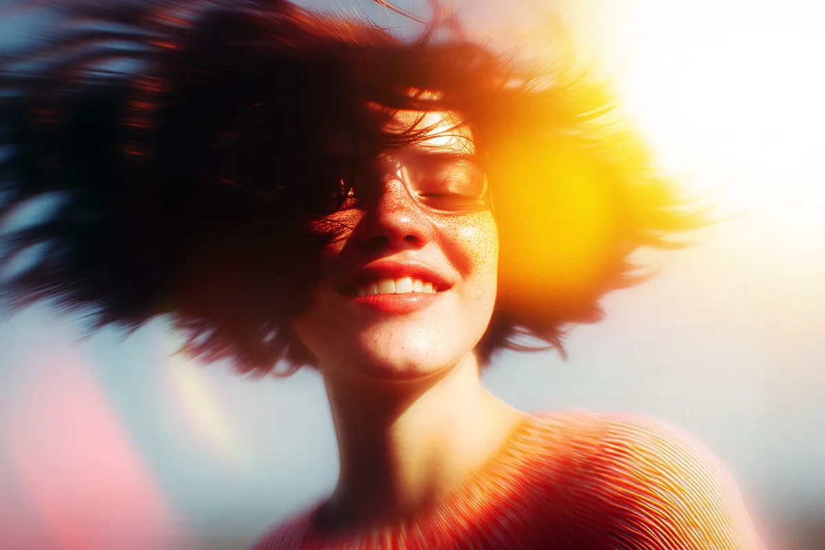 Golden Hour: Light Leak Overlays