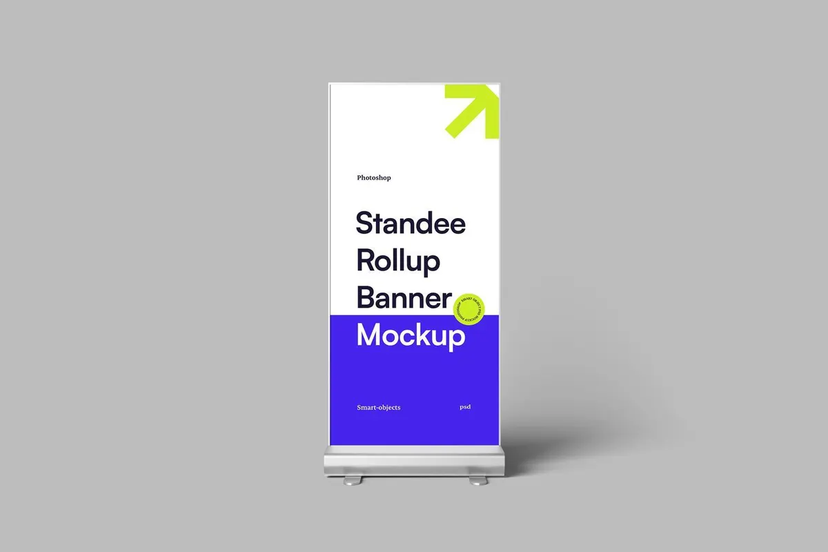 Standee Rollup Banner Mockups