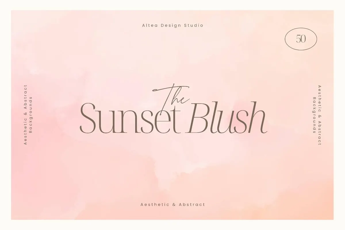 Soft Blush Watercolor Backgrounds