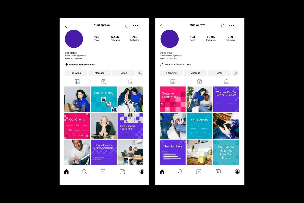 Creative Agency Social Media Canva Templates