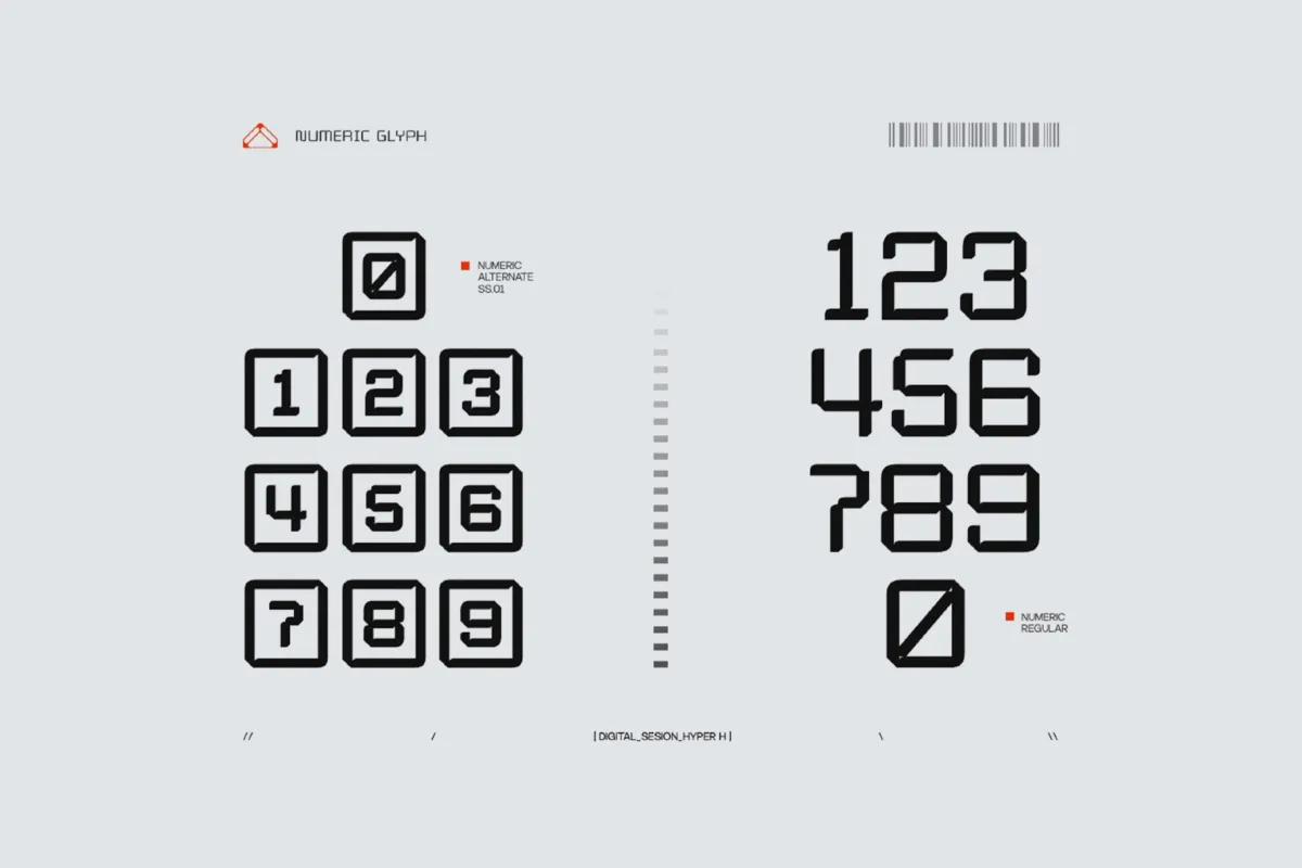 GC Hyper Human – Futuristic Tech Sans Font
