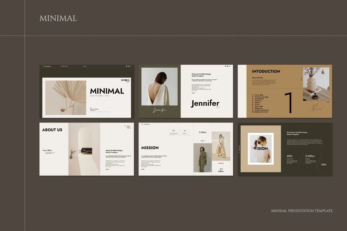 Minimal Presentation Template