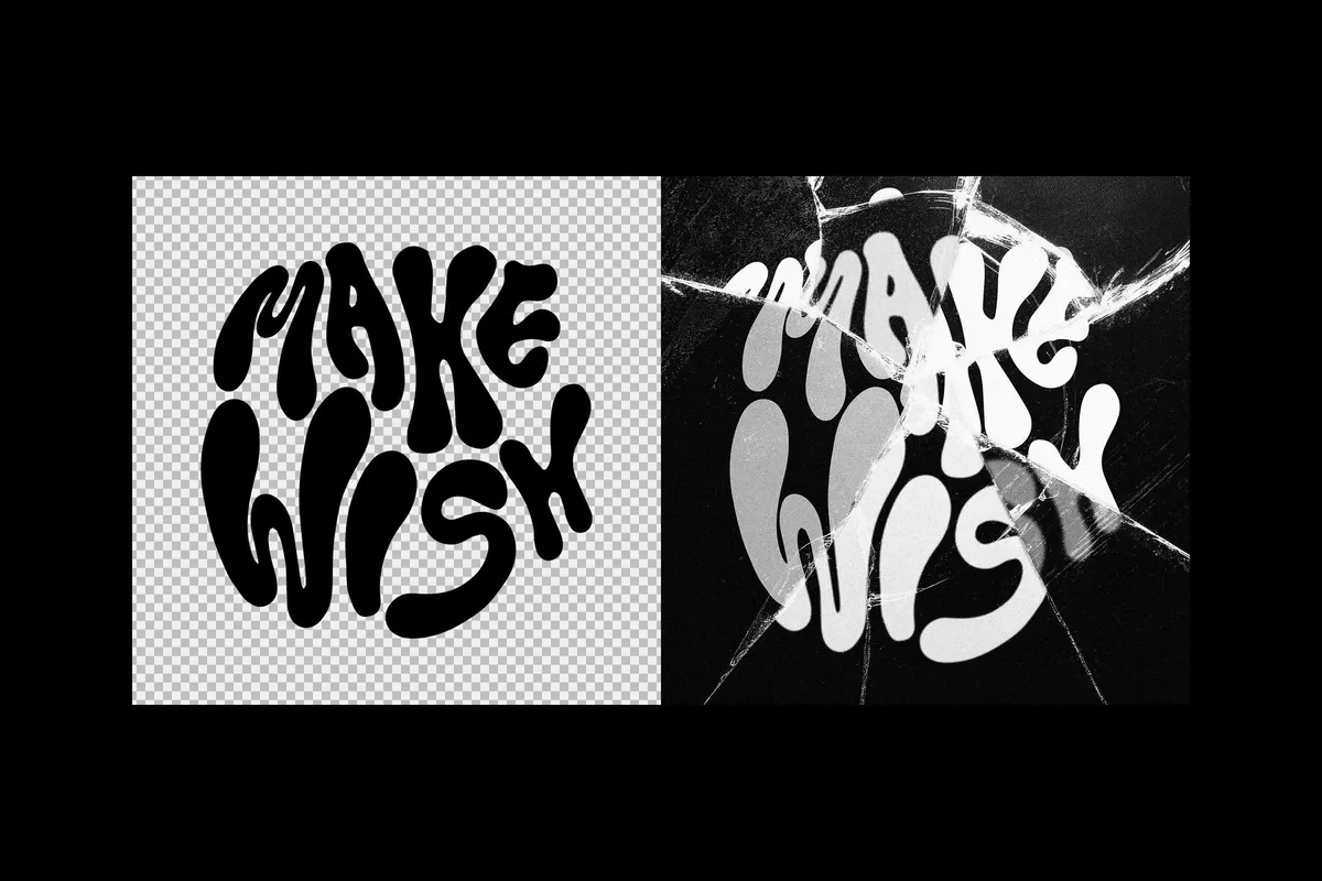 Cracked Glass Text & Logo Effect