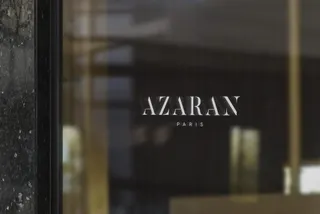 Fashion Store Glass Logo Mockup