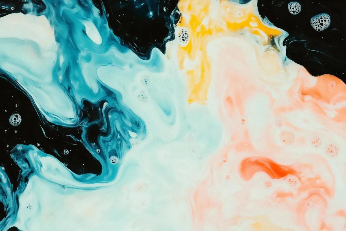 Dark Substance & Foam: Texture Backgrounds
