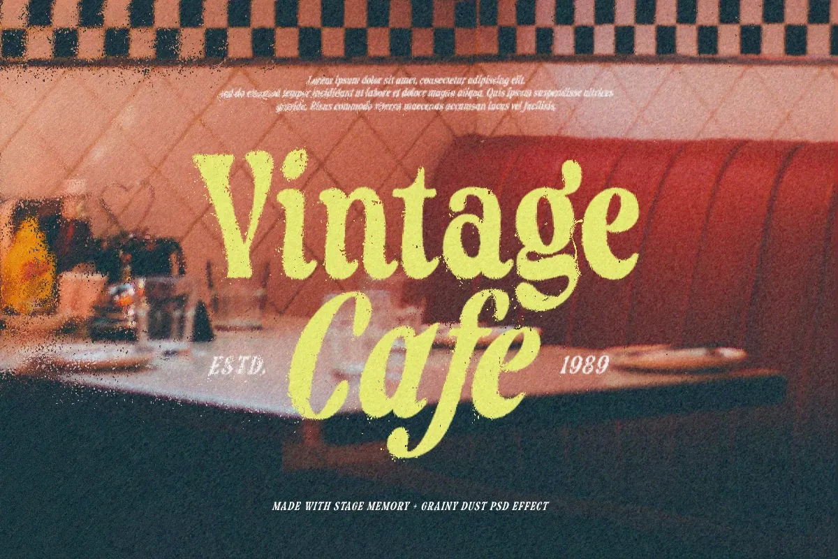 Stage Memory Retro Font