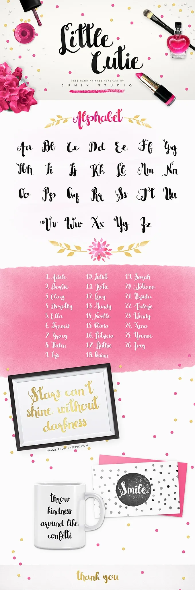 Little Cutie Script Typeface