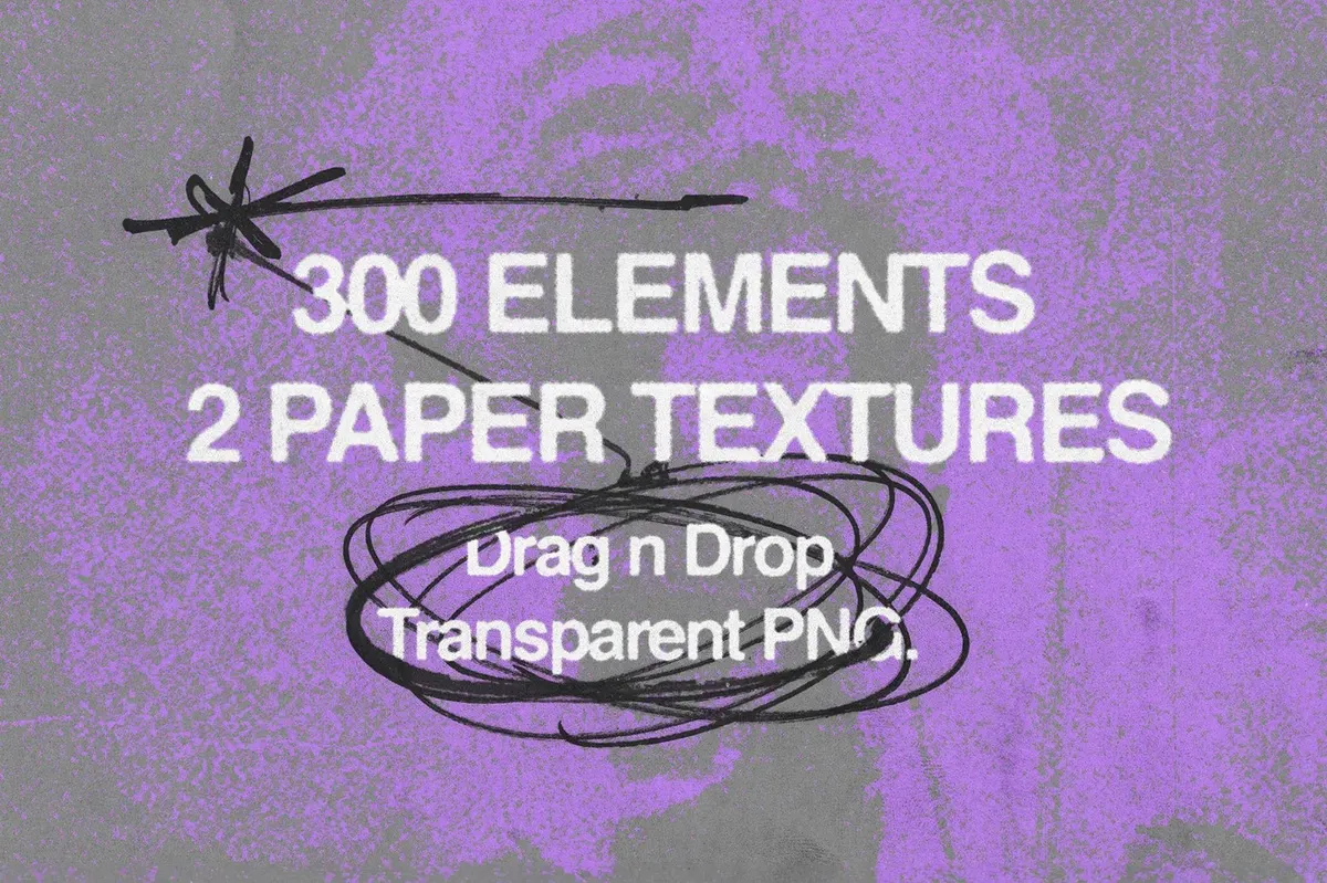 300 Doodles Elements