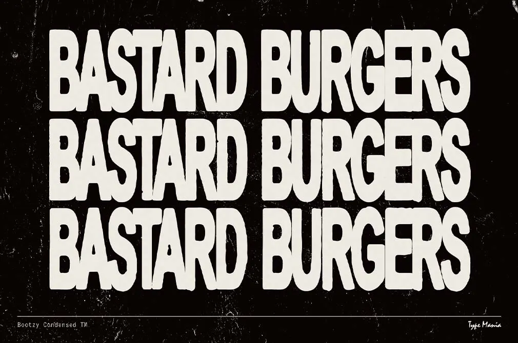Bootzy Condensed TM | Rugged Font