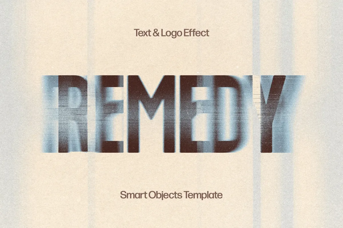Broken Printer Text Effect
