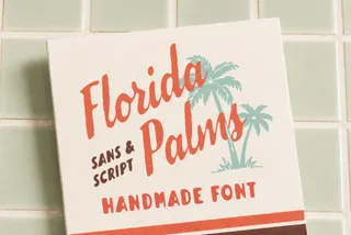 Florida Palms – Tropical Font Duo