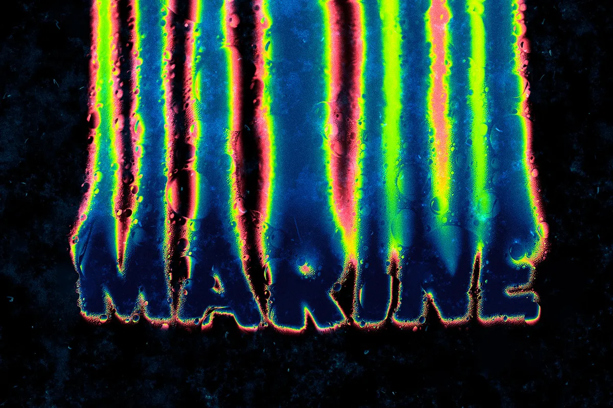 Trippy Liquid Distort Text Effect