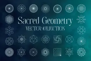 25 Sacred Geometry Vectors