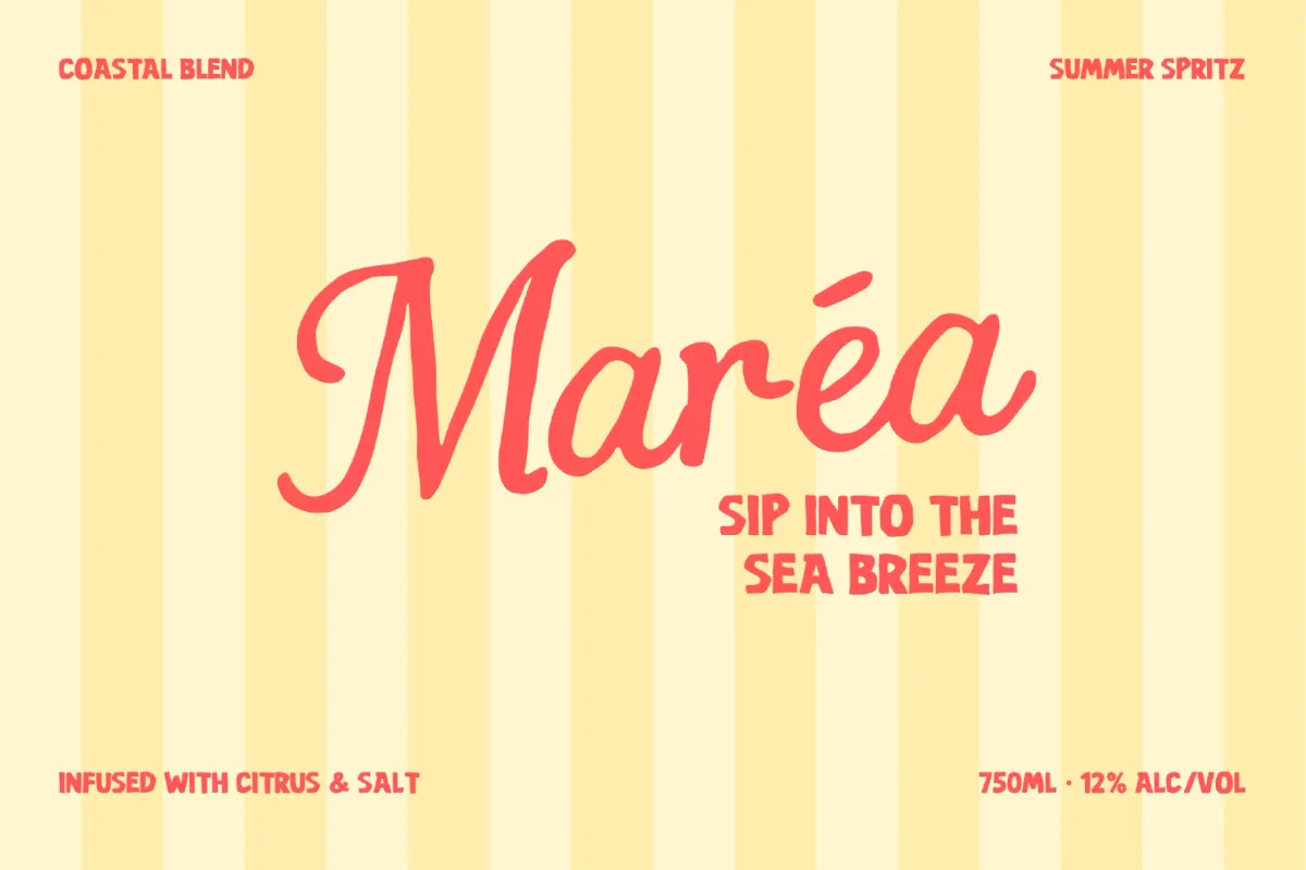 Costa Brisa – Retro Summer Font Duo