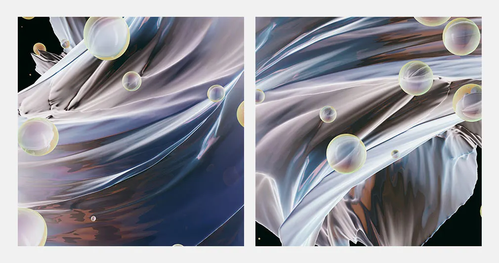 3D Space Abstract Background