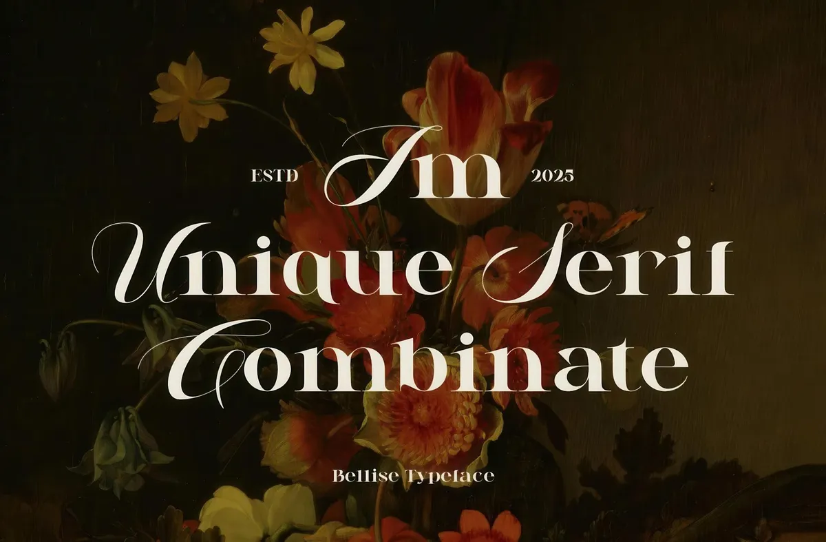 Bellise de Serif Font