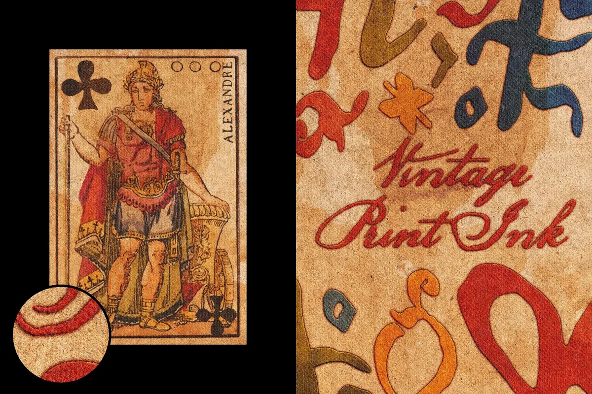 Vintage Illustration Print Effect