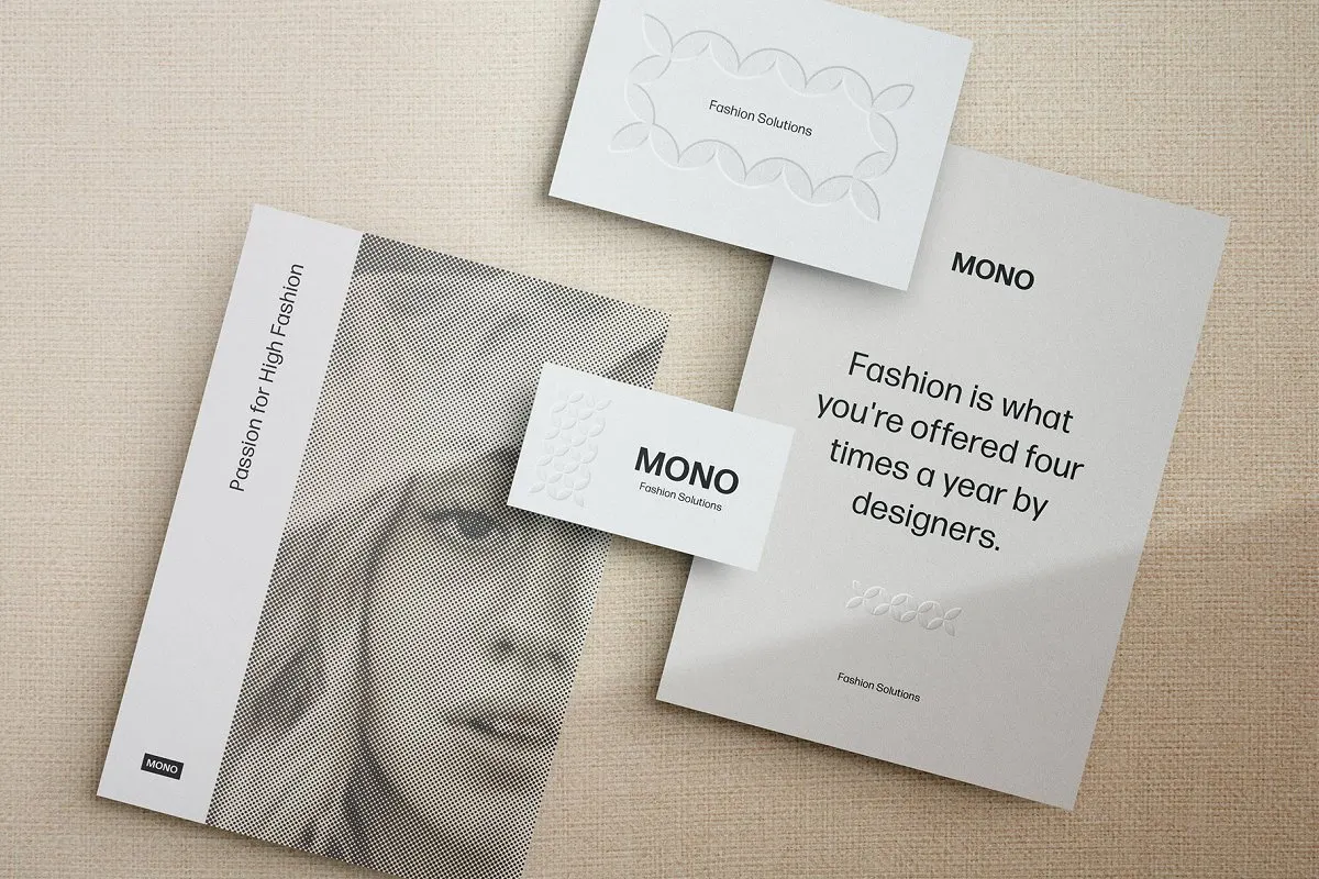 Solus Shadow Stationery Mockups