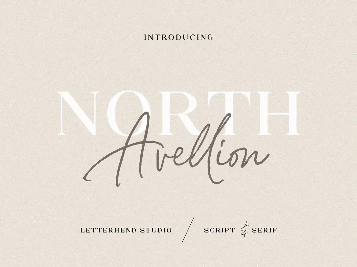 North Avellion Font Duo