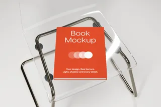 Linen Hardcover Book Mockup