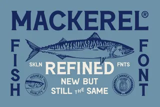 Mackerel Refined - Vintage Serif Display Font