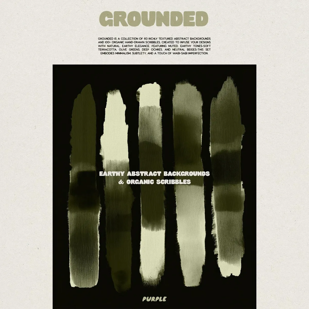 Grounded: Scribbles & Texture Backgrounds