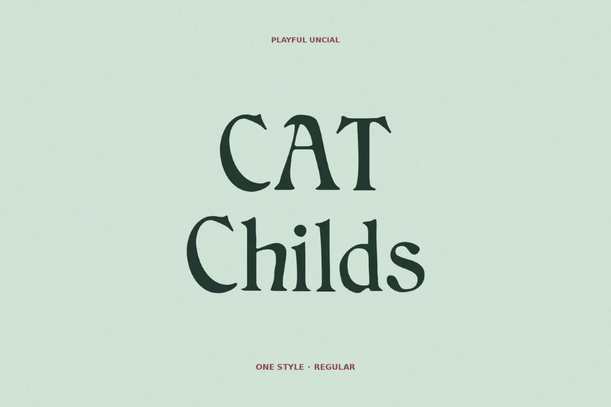 CAT Childs - Free Fantasy Font