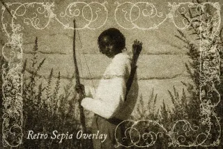 Retro Sepia Overlay Photo Effect