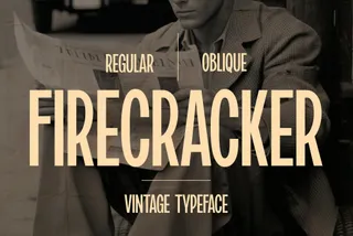 Firecracker - Vintage Typeface
