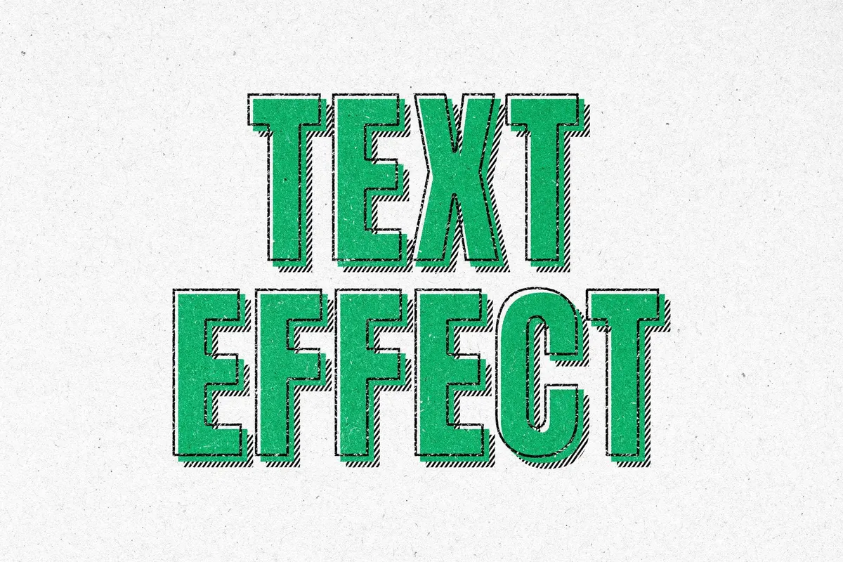 Retro Cartoon Text Effect