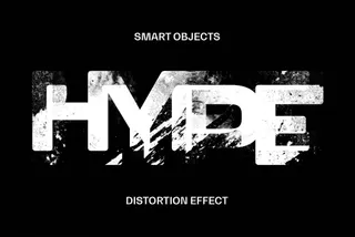 Hyped Gritty Distortion Text Effect