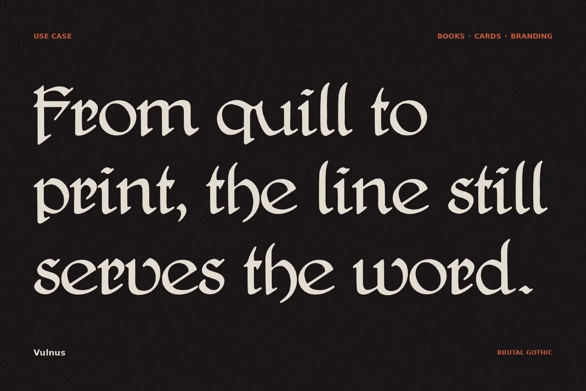 Vulnus - Fantasy Manuscript Font