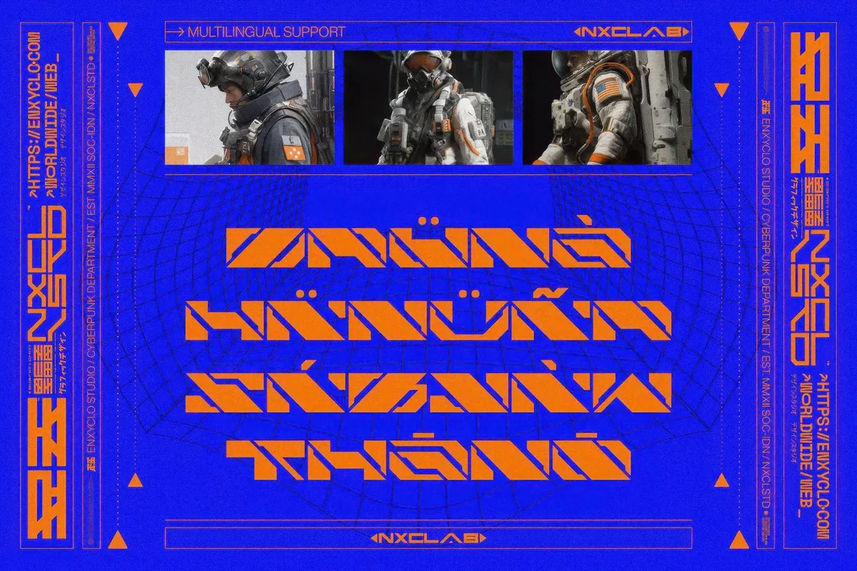 NCL Raxor — Futuristic Cyberpunk Font