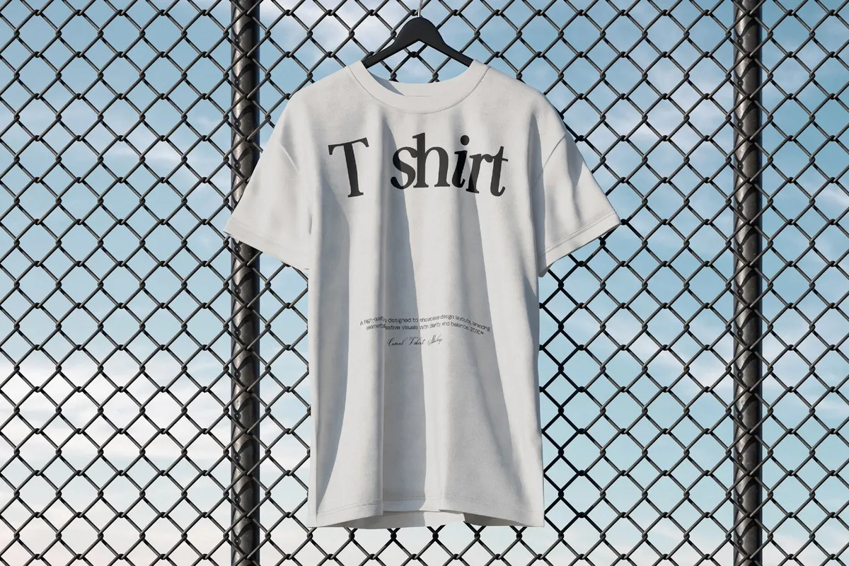 Hanging T-Shirt Mockup