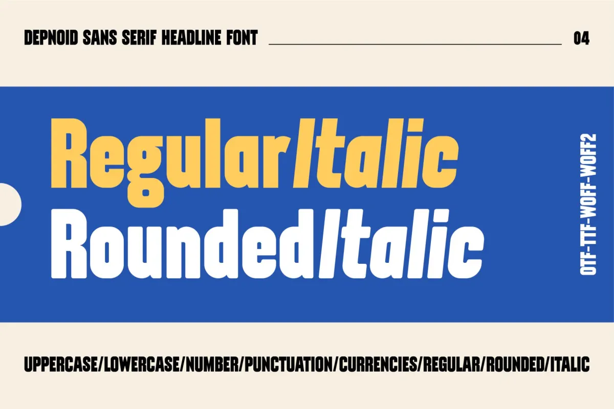 Depnoid Headline Font