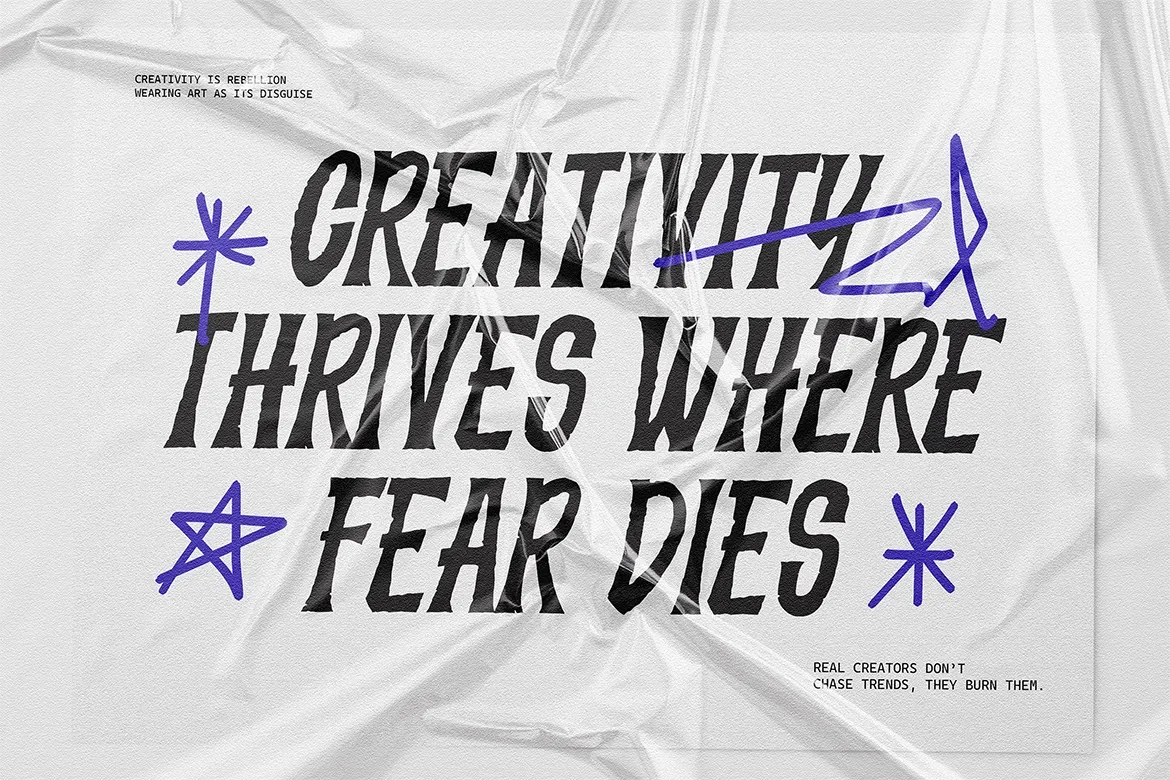 FantasyFactory - Rough Display Font