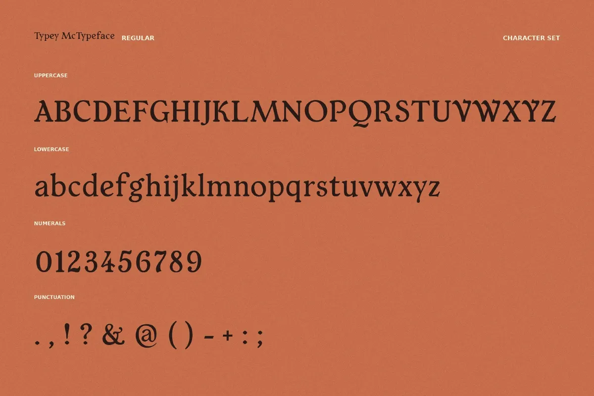 Typey McTypeface - Free Fantasy Font