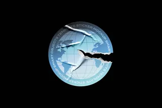 Round Torn Sticker Mockup