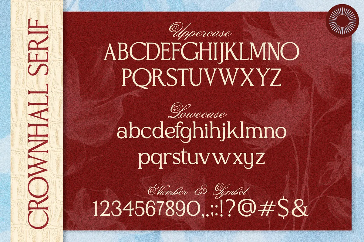 Crown Heaven - Luxury Script & Serif Font Duo
