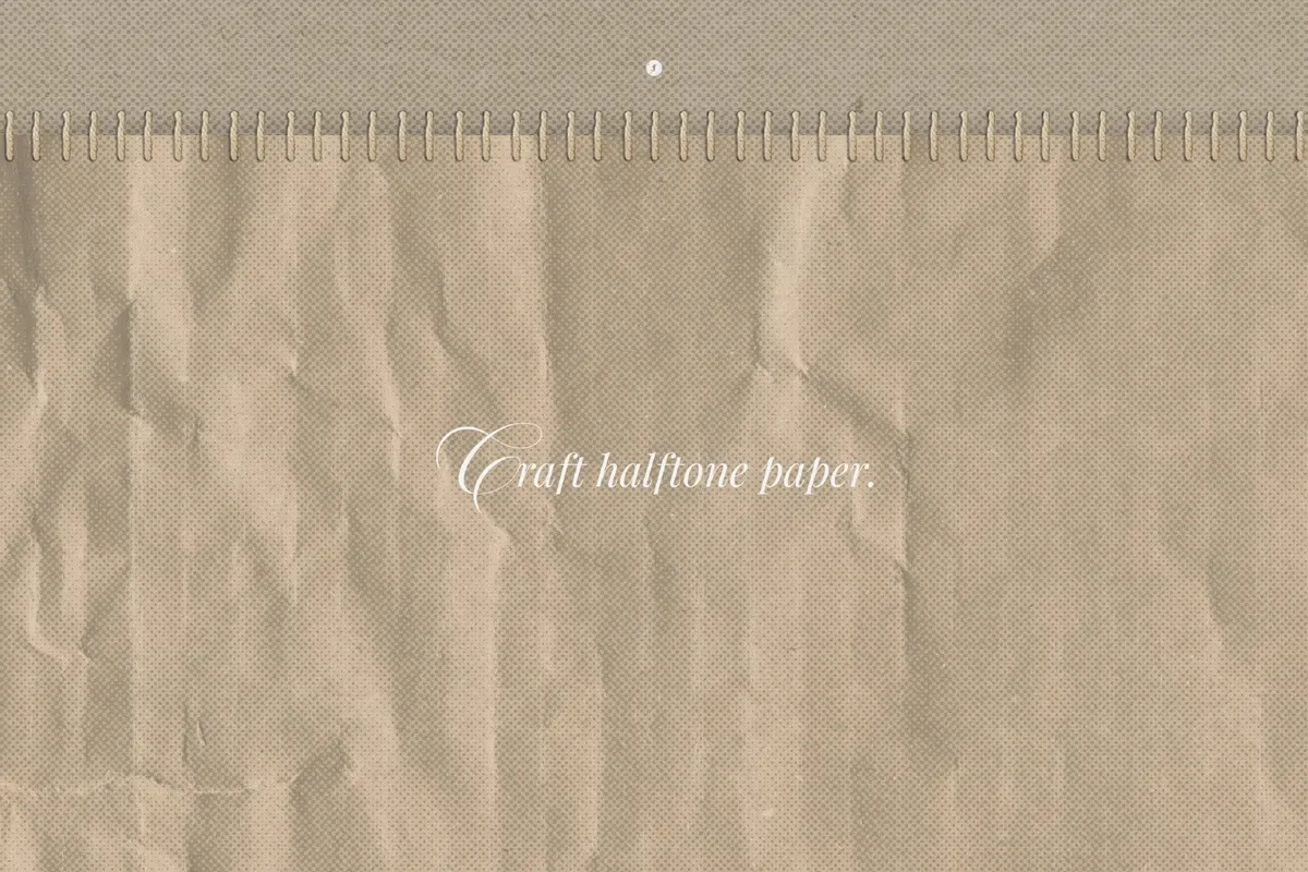 Transparent Halftone Paper Textures Collection
