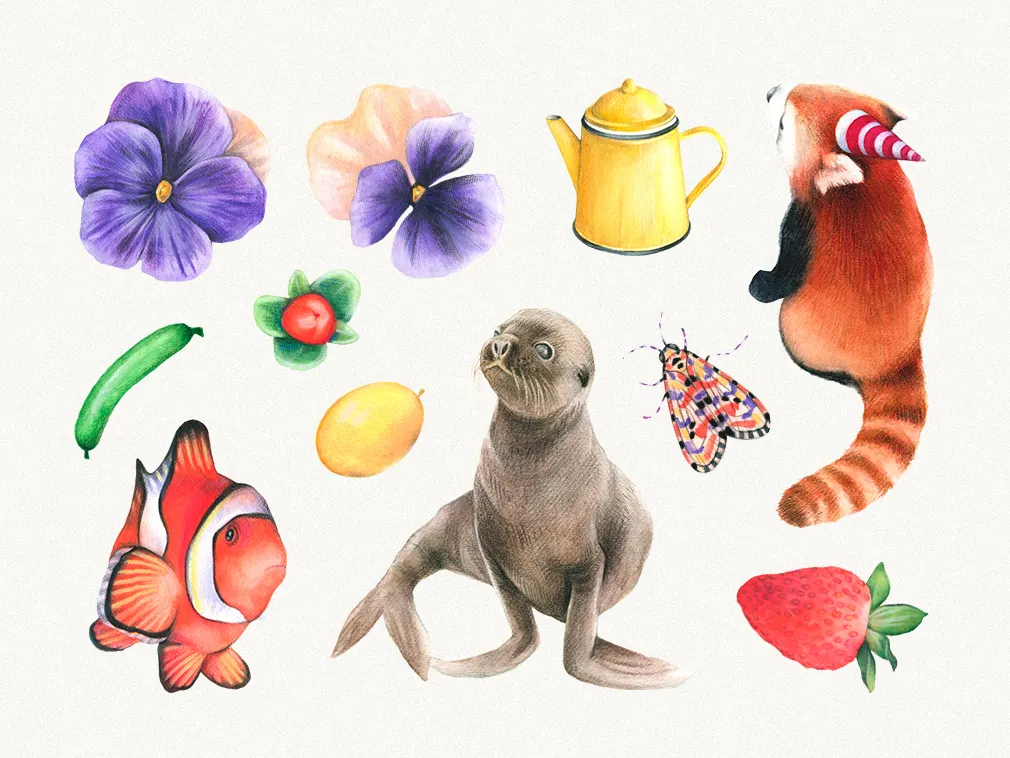 Cool Kid's Watercolor Set