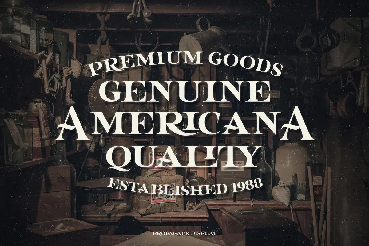 Propagate — Vintage Serif