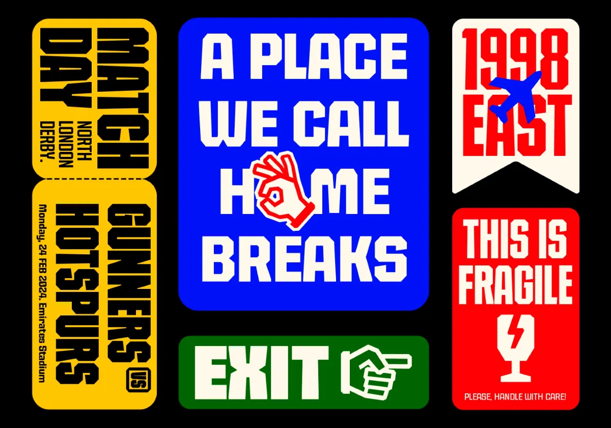 SG Tanders Superfamily: 72 Fonts