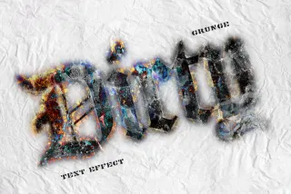 Dirty Grunge Text Effect