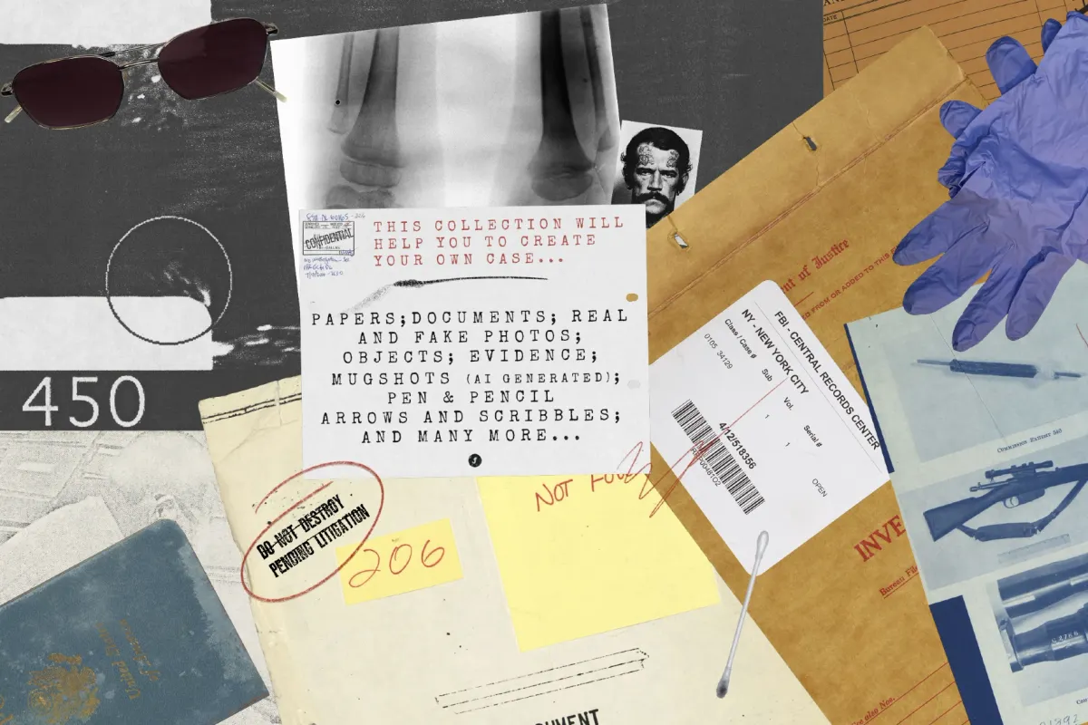 Criminal Bureau Collage Kit