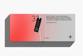 Paper Box & Hang Tag Mockup